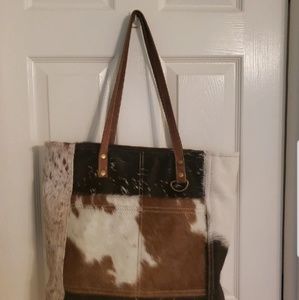 Authentic Myra brand Cowhide Purse